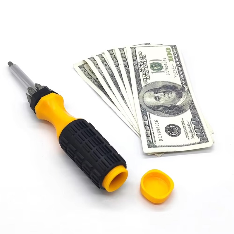 6-u-1 Set Odvijača sa Polu-Napunjenim Baterijama za Mehaničare i Kućne Popravke | Metalna i Plastična Konstrukcija, Bez Struje - Slika 5