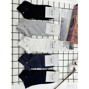 Proleće Leto Muške Niske Minimalističke 100% Pamučne Poslovne Čarape Protiv Mirisa i Vlažnosti Gležnjače 1 komad