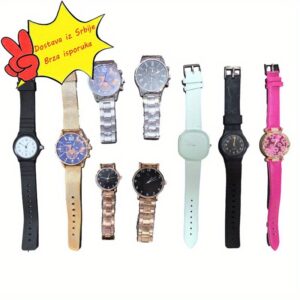 Muški satovi, Ženske narukvice, mešoviti paket, nasumična boja, Mehanični saat za muškarce visokog kvaliteta, Izražajan nakita, Modni dodatak, Retro dizajn, Smjela vremena mera, Stilizirana izrada, Trajan ručnik, Narukvaica za muskarce, Sat za žene, Muška moda, Poklon za nje