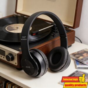 Nove bežične slušalice sa 5.4 bežičnim čipom | Ultra-dugo trajanje baterije, savršene za sport, nepunjiva 9V baterija, plastični materijal