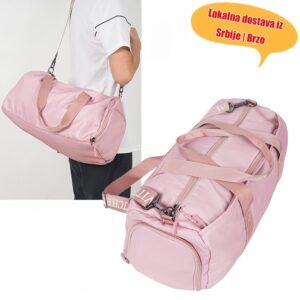 Višenamenska sportska putna torba velikog kapaciteta sa pregradom za suvo i mokro, idealna za teretanu, poslovna putovanja i putovanja
