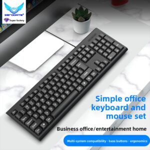 Uska Žična USB Tastatura za Poslovnu Kancelariju Kućnu Upotrebu Kompatibilna sa Desktop PC računarima, Ergonomski Dizajnirana Tastatura, Račuka Tastatura, Kompaktna Tastatura, Elegantan Dizajn, Izdržljive Tipke, Čvrsta Konstrukcija, USB Tipkanje