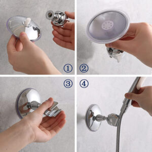 Bezbushna usisna casa i drzac za tus montaza bez cavala