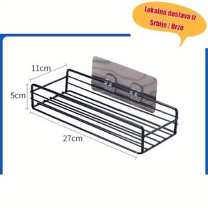 Zidni nosač za kupatilo sa kukicama