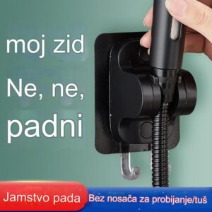 Podesiva baza za tuš bez bušenja | Držač glave tuša za kupatilo, plastični materijal