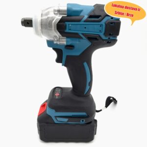 Odlična ponuda! Beščetkasti električni ključ, visokog obrtnog momenta, litijum-jonski udarni ključ, set udarnih ključeva sa nastavcima za auto popravke, profesionalni alat za auto servis