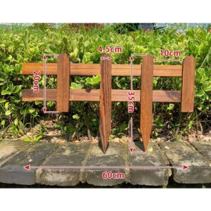 Ograda od tretiranog drveta za baštu, pogodna za dvorište, povrtnjak i farme – čvrste tretirane drvene ploče sa montažom za stambene bašte, urbanu poljoprivredu i uređenje okoliša