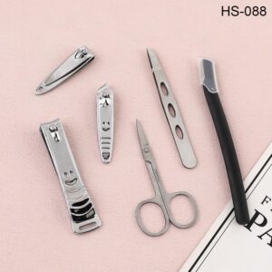 Set makaza za obrve od nerđajućeg čelika, grickalica za nokte i pinceta dizajnirani za precizno uređivanje u prekograničnoj negi lepote