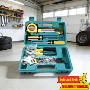 8 komada Multifunkcionalni set alata za kuću sa prenosivom kutijom za skladištenje, neophodan za popravke u domaćinstvu i svakodnevnu upotrebu