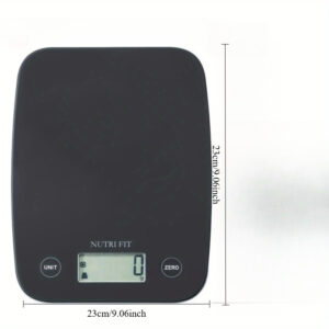 Digitalna kuhinjska vaga od 5kg sa LCD displejem i funkcijom tariranja – Precizna vaga od nerđajućeg čelika za pečenje, kuvanje, dijetu i pripremu obroka (0.05oz/1g), Kuhinjske vage za hranu