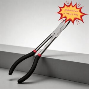 Višenamenske klešta sa dugom drškom i neklizajućom ručkom, isporučuju se direktno iz lokalnog skladišta u Srbiji, savršen alat za uska mesta.