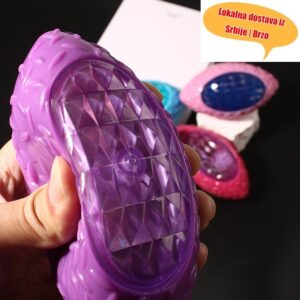 Nova Svetleća Igračka za Pse koja Proizvodi Zvukove, Ragbi Igračka, za Zubiće, Izdržljiva i Ne Lomi se