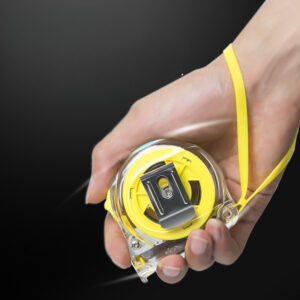 Čelično metarsko trakasto mjerilo visoke preciznosti, otporno na habanje, vodootporno, prstenasto mjerilo za drvorez, mjerna kutija za mjerenje