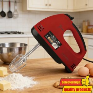 Električna ručna mutilica sa 7 brzina – Svestrani alat za pečenje za mešanje kreme i testa