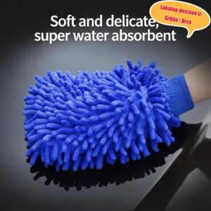 Višenamenske perive rukavice za čišćenje, poliesterske upijajuće rukavice za pranje automobila bez tragova, za brisanje prašine i čišćenje nameštaja u domaćinstvu