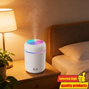 Prenosivi H2O ovlazivac vazduha sa ambijentalnim svetlom USB