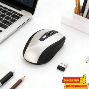 Bežični miš, pogodan za poslovne svrhe, kancelarije, laptopove i desktop računare; ergonomski i lagan