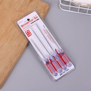 Mali kristalni odvijač i komplet sa ravnim/krstastim glavama, pincetom i ključem – Kompaktni višenamenski set alata pogodan za elektroniku, pametne telefone, DIY projekte, popravke – Izdržljivi prenosivi precizni instrumenti