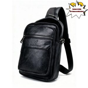 Muška višenamenska torba za prsa i ranac preko ramena – Lagana konvertibilna putna torba sa gornjom ručkom i remenom za nošenje preko tela, kompaktni dnevni ranac pogodan za teretanu, putovanje na posao, aktivnosti na otvorenom, nošenje bez upotrebe ruku za pametne telefone/tablete