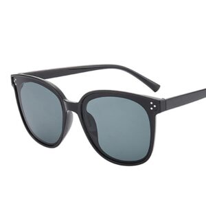 Crne, prevelike, moderne naočare | Praktične naočare za svakodnevno nošenje, smanjenje odsjaja, izlete, zaštitu od sunca, urbani ulični stil, vintage stil, metalni + acetatni okvir, PC sočiva