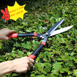 Makaze za živu ogradu, baštenske makaze | Visokokvalitetna sečiva od ugljeničnog čelika, moderan stil, idealne za orezivanje travnjaka, cveća i grana, bez električnog napajanja