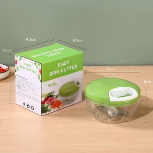 Ručna čelična presa za beli luk i seckalica – Multifunkcionalni procesor hrane, mlin za meso, seckalica, aparat za bebinu hranu sa jednostavnim mehanizmom, kompaktna ručna upotreba za povrće, beli luk, meso, lako čišćenje (bez)