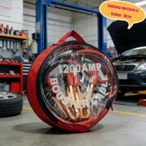 1200Amp Booster kablovi za teške uslove rada | Kablovi za pokretanje akumulatora sa torbom za nošenje za hitno pokretanje automobila, univerzalno primenljivi