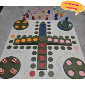 Višeigračka društvena igra pogodna za porodičnu zabavu – Interaktivna strateška stolna igra sa šarenim šahovskim figurama i strateškom tablom – Neophodna za Božić, porodična okupljanja za sve uzraste