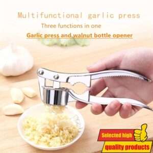 Presa za beli luk od nerđajućeg čelika – Bez napora seckanje belog luka za kuvanje kod kuće