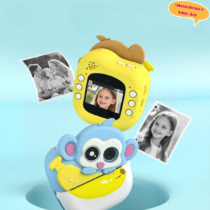 Digitalni fotoaparat dizajniran sa temom crtanih filmova, sa termalnim štampanjem, dvije HD leće i mogućnošću trenutnog štampanja.