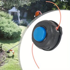 Teška Glava za Trimer sa Plavim Poklopcem i Narandžastim Ožičenjem – Kompatibilna sa 128LD, 128RJ, 223L Kosilicom/Trimerom – Izdržljiva Plastična Konstrukcija, Laka Instalacija, Rezervni Delovi za Spoljnu Električnu Opremu (Izravno Pristajanje, Pouzdane Performanse), Dodatak za Trimer, Zamenski Dio za Trimer, Nož za Trimer, Dijel za Trimer, Glava za Trimer, Žica za Trimer, Benzinski Trimer, Glava za Žicu