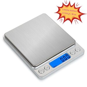 Prenosiva elektronska vaga za nakit, meri od 0.01G do 0.1G, idealna za sastojke čaja i mini porcije hrane