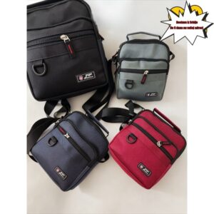 Nova muška torba za rame | Lagana najlonska tkanina, minimalistička moderna ležerna sportska torba preko tela sa gornjom jednom ručkom