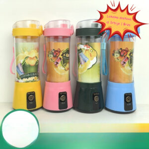 Mini Prenosivi Električni Sokovnik sa USB Punjenjem – Multifunkcionalni Blender za Voće, Kompaktan Dizajn za Kućnu Upotrebu, Bez Baterije, Lako se Čisti