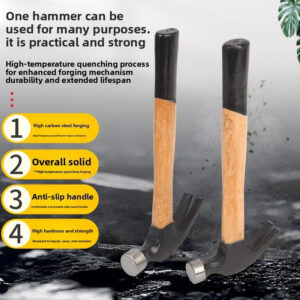 1 komad čekića od 30cm ili 34cm ili 36cm sa drvenom drškom | Pogodan za montažu, sa „duckbill“ dizajnom, ravni, idealan za lim, metalni materijal