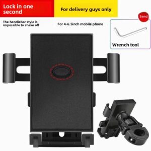 Univerzalni antivibracioni držač za telefon za motocikl, bicikl, električni skuter, šok-otporni nosač za volan za vozače, siguran držač za telefon, držač za telefon za bicikl, dodatak za motocikl, šok-otporna ručka