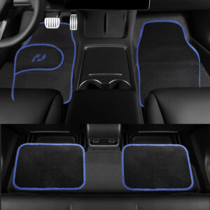 Set od 4 neklizajuće auto patosnice, dugotrajne i otporne na habanje, dodaci za enterijer za sva vozila, univerzalno pristajanje