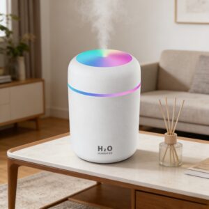 Prenosivi H2O ovlazivac vazduha sa ambijentalnim svetlom USB
