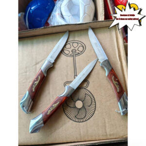 3 komada sklopivog mini noža od nerđajućeg čelika, odvojivi ekspres nož, set od tri noža za opasne slučajeve za nošenje sa sobom, taktički nož, alat za preživljavanje, kompaktan dizajn, prenosivo sečivo, izdržljiva konstrukcija, visokokvalitetni čelik, višenamenski nož