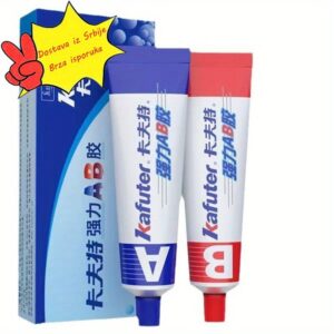 Visokotemperaturno otporno epoksidno smolasto lepilo, brzosušeći metalni i plastični zavarivački sredstvo, snažno lepljivo za nerđajući čelik, izdržljivo i univerzalno korišćenje, pribor za zavarivanje | Profesionalna klasa | Trajno lepljivo, pribor za zavarivanje