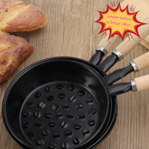 Nova BBQ Posuda za Ugalj, Alat za Roštilj, Kašika za Ugalj, Crna Posuda za Roštilj, Osnovne stvari za roštilj,Izdržljivi pribor za jelo,Robustan dizajn,Materijal od livenog gvožđa,Visokokvalitetno gvožđe,Dodatak za roštilj,Kuvanje na otvorenom