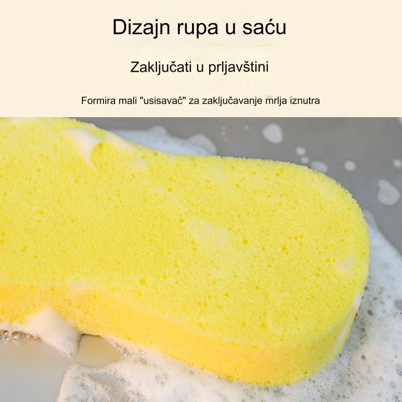 Robusna saćasta kompresovana spužva sundjer za pranje - Slika 4