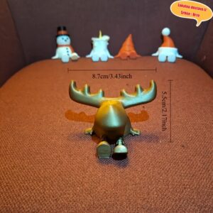 [2D Flat] Predstavljamo: Zglobne figurice irvasa napravljene 3D štampom – Praznične dekorativne statue za Božić