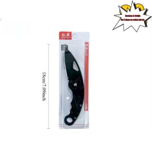 Nož za preživljavanje na otvorenom sa 7-inčnim V-sečivom i ergonomskom drškom – Taktički nož ukupne dužine 18 inča za lov, pecanje i bekstvo – Prenosivi dizajn sa fiksnim sečivom, oštra izdržljiva konstrukcija, mehanizam za otvaranje jednom rukom (bez sklapanja) – Idealan za C