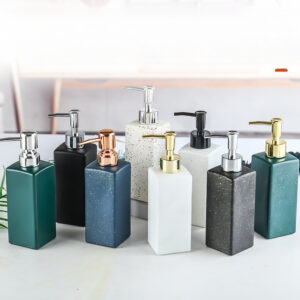 2 Komada Staklenih Bočica sa Pumpicom koje se Mogu Ponovo Puniti | Šampon, Regenerator, Losion, Kozmetika, Nega Kože, Dozator za Putovanja, Prazne Posude