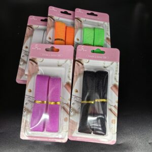 Crno-bela traka sa kukicama i petljama za dečje cipele – samolepljive trake za zamenu, izdržljive i mogu se prati