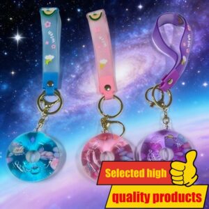 Privezak za ključeve u obliku bočice sa šljokicama „Single Quicksand“ | Oli privezak i lančić od legure aluminijuma, idealan za i ključeve od automobila, savršen poklon za Božić, Novu godinu i Dan zaljubljenih