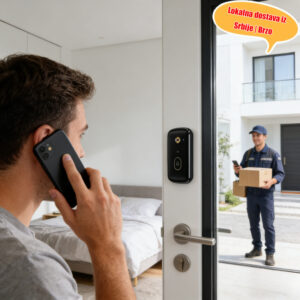 X10 HD Kamera Video Zvono za Vrata – Punjivo preko USB-a, Idealno za Spoljnu Upotrebu, Detekcija Pokreta, Video Pozivi, Bežično, Kućna Sigurnost, Jednostavno za Korišćenje