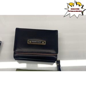 Ženski vintage novčanik od prave kože – kratki kompaktni držač za kartice sa kopčom, višenamenski za kartice i novac – praktičan za svakodnevnu upotrebu, profesionalnu i ležernu – prenosiv za novac i kartice – moderan