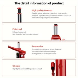 Prenosivi hidraulični auto dizalica vertikalno podizanje za zamenu guma teški teretni automobilski dizalica alat